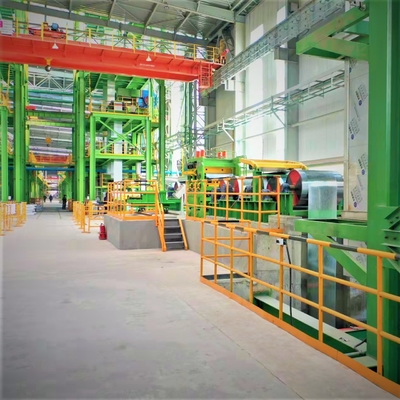 Het automatische Materiaal van de Hete Onderdompelings Galvaniserende Installatie voor de Rol Postmetaal 1500mm van de Staalstrook